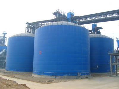 南华水泥钢板库改造